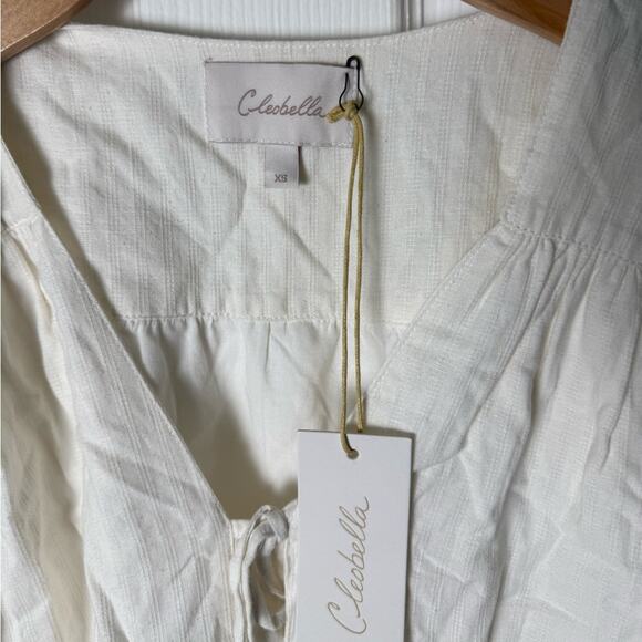 Cleobella Fiona Mini Dress Ivory XS - Picture 8 of 10